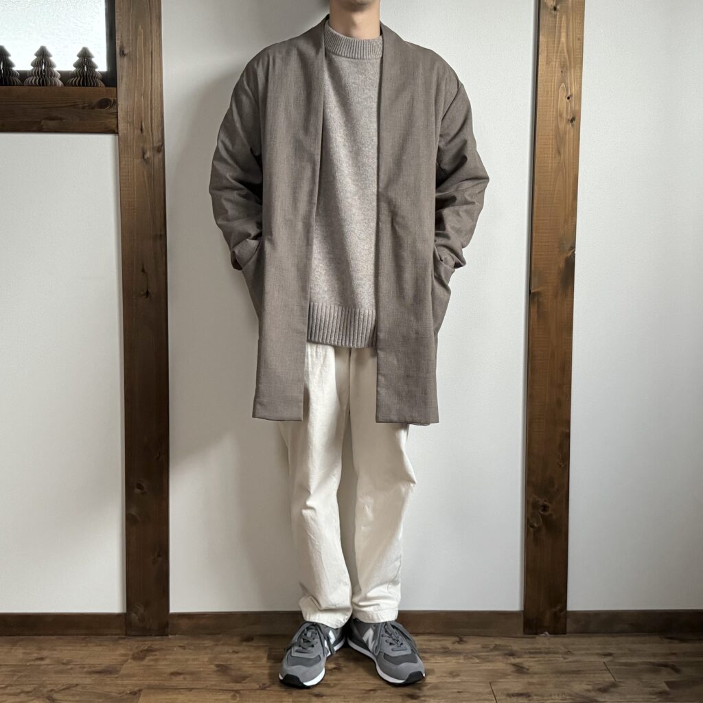 トップスプレミアムラムローゲージセーター　UNIQLO U　2023　XXL　ユニクロU